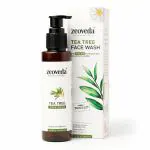 Zeoveda Natural Tea Tree Face Wash for Glowing & Supple Skin | Reduces Acne | Pore Minimizer & Treats Oily Skin | Bright & Clear Skin | All Skin type