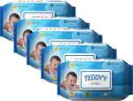 TEDDYY Baby Wet Wipes With Lid 72s Pack of 5