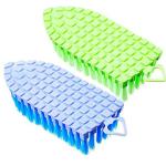SELEMI Premium Flexible Plastic Cleaning Brush for Home, Kitchen and Bathroom, Multipurpose Cleaning Cloth, Floor, Sink (Pack of 2)