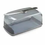 Regalo Smart Butter Dish with Magnetic Butter Knife Holder & Side Section-Colour as per availability