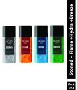 NORD - Flame, Breeze, Hydra, Stoned Deodorant Spray for Women,Men 160 ml ( Pack of 4 )