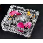 KIRINVEDA Glass Turtle Tortoise with Plate for Feng Shui and Vastu Best Gift for Career and Good Luck Set Showpiece Worship Spiritual Religious Festivities Home Temple Use Gift(Pack of 2)