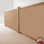 HIPPO Baby Safety Net for Balcony for Kids, Baby Banister Guard, Child Railing Safety Net, Kids Safety Staircase Net, Pet Stair Railing Net for Balcony Safety (Sand || 0.8MTX4MT)