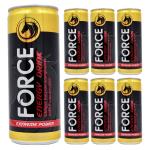 FORCE Energy Drink | Imported | Gold Standard | 75mg caffeine & Vitamin E | 12 hours extra energy | 6 x 250ml cans | 100% Recyclable cans