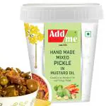 Add me Hand made Mixed Pickle in mustard oil Homemade Taste Mix Rajasthani marwadi Pickles Achar aam Mango Chilli Lemon Carrot ker Ginger karonda lasoda Fruit Mix 500gm