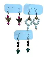 Mayilirahu Handicrafts Handmade Stylish Attractive Earrings Pack of 3