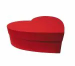 Shriman Red Heart Shaped Cardboard Rigid Multipurpose Gift Packaging Boxes - Pack of 3