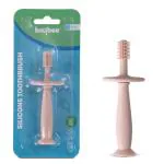baybee 360 degree Silicone toothbrush for BabyKids with Anti Chocking for (6+ M) Pink