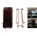 Red Champion Auto Rickshaw Metal Mobile Holder|Mobile Stand Mount Type Auto Rickshaw Vibration Free Mobile Stand|All Smartphone Supported with 2 Scruw Fix Side Grip Supported Plastic Coding