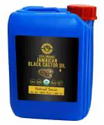 Organic Jamaican Black Castor Oil (5000ml) for Hair and Skin Care