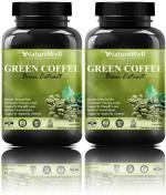 Naturewell Green Coffee Bean Extract 800Mg For Weight Loss Capsule Pro, 60 Capsules Each (Pack Of 2)
