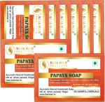 Badahair Papaya Skin Lightening And Brightening Soap, 100 G (Pack Of 8)