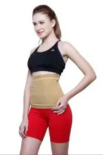 Kudize Anti-Rolling Tummy Tucker Ladies Shapewear Women Body Shaper Look Slim Instantly (XL)