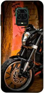 SARTOOLIYA Redmi Note 9 Pro Multicolor Plastic Moter Bike, Wallpeper Printed Water Proof Back Cover