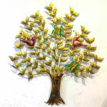 Apka Mart The Online Shop Multicolor Iron Vintage Tree Wall Hanging - 38 Inch