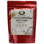 Millet Amma Organic Barnyard Millet Flour | 1 Kg | Made with Unpolished Millet | Rich Source of Dietary Fibers & Multiple Vitamins | 100% Vegan & Gluten Free