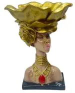 HINDUSTAN HEALTH & WELLNESS SOLUTION - POLYSTONE/Marble DUST SHOWPIECES : Kamal Lady Table Top 9 x 6 (INCHES)