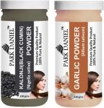 Park Daniel Pure And Natural Kalonji Powder And Garlic Powder, 100 G Each (Combo Of 2) |Hair Care|Dandruff Control hair Powder|Healthy Strong Hair Mask