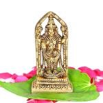 Aalayam Selveer Handmade Brass Lord Venkateswara Idol (6 x 3 cm)