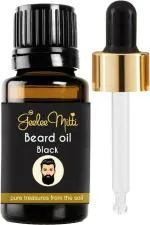 Geeleemitti Beard Oil Black for Black beard, pre-mature grey beard treatment, Beautiful Facial Hair, Beard and Moustache with Amla & Bhringraj Oil Hair Oil (30 ml)