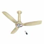 Havells Inox underlight BLDC 1200mm Ceiling Fan | Remote Controlled, Smart Fan, IoT Enabled, Alexa & Google Home Compatible | 5 Star Rated, 2 Year Warranty | (Pack of 1, Gold mist )