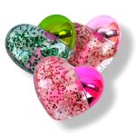 MISTY ALLE Moisturizing And Hydrating Lip Gloss Tint For Dry And Chapped Lips In Cute Heart Shaped Packaging Pack Of 3 - Multicolour