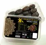 Veganic Black Dates - 500GM - Imported Arabian Khajur Natural Premium Black Khajoor | Kimia Date Rich in Iron, Fibre & Vitamins