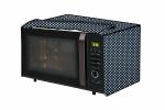 The Furnishing Tree Microwave Oven Cover for IFB 25 L Convection 25SC3 Polka dot Pattern Navy
