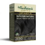 byPureNaturals 100% Organic Powder Soft Black Hair Color for Men & Women 120 Gram