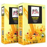 Aah Yum 100g Vanilla Flavour -Instant Custard Powder |Pack of 2| (2 x 100 g)
