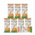 Electrorush ORS Orange Flavoured Rehydration Drink for Instant Energy, Pack of 8 (200 ml each)