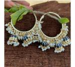 Gyaan Jewels Handmade Jhumki Earring Black (Women and Girls)