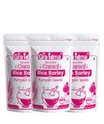 Bygrandma Rice , Barely Baby Food | 840 gm (Pack of 3 - 280 gm each)