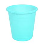Kuber Industries Plastic Dustbin|Portable Garbage Basket & Round Trash Can for Home,Kitchen,Office,College,7 Ltr.(Mint Green)