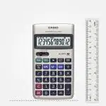 Casio HL-122TV Portable Calculator with Metal Faceplate & GT Key, 12 Digit