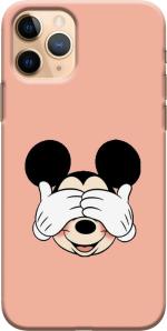 CustomEra Apple iPhone 11 Pro Multicolour Mickey Hide Design Polycarbonate Hard Case Back Cover