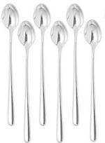 FANQEW Stainless Steel Long Handle Spoon Set (Pack Of 6)