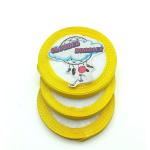 CRAFT WAFT CLOUDED HOBBIES 1/4 INCH Thin Satin Ribbons 3 Reel 30 MTRS Pack DIY Craft Decor Ribbon (Lemon Yellow)