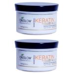 Oxyglow Herbals Herbals Keratin Hair Mask, 500 Gm (Pack Of 2)