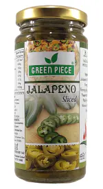 Green Piece Jalapeno Sliced 230gm.