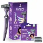 Bombae Defender For Her Women's Razor & Pack of 2 Sensitive Cartridges Combo