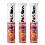 Fit&Bliss L-Carnitine L-tartrate 1000 mg Carnipure Watermelon Flavour Lonza Burns Fat into Energy for Men and Women Effervescent Tablets, 15 Tablets (pack of 3)