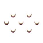 Comet Busters Maroon Stone Bindi For Women