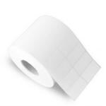 LRS Barcode Sticker Label Roll - 50x25 mm * 2 across- 2x1 inch - 4000 Labels per Roll - Thermal Transfer(Ribbon is required) - Pack of 5 Rolls and 1 Wax Ribbon Free