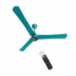 Atomberg Renesa Plus 3 Blade 1200 mm BLDC Motor, Remote Control Ceiling Fan with LED Lights, Aegean Blue