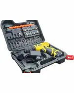 Cheston 12 V Cordless Drill Machine Screwdriver Kit wit 24 accessories |10mm Keyless Chuck| 2 Lithium-ion 2000 mAH Batteries |Torque setting (18+1)|1350 RPM|Reversible Variable Speed