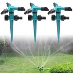 Hasthip Green Abs Garden Sprinkler, 360 Degree Rotating Irrigation Sprinkler (Set Of 3)