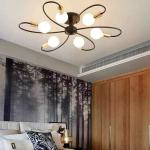 Cruv Metal Black Chandelier Jhoomar Lights