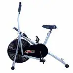 Femiro Fitness Air Bike Exercise Cycle with Moving or Stationary Handle - Adjustable Resistance