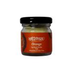DHAROHAR Orange Lip Scrub Powder with Wheat Bran and Aloe Vera for Tanned, Darkened and Chapped Lips | Softens Smooth Lips,100gm
